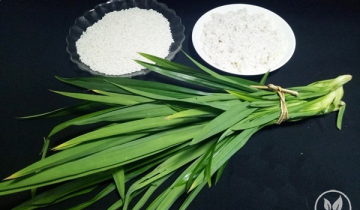 Xôi lá dứa nước cốt dừa "ngon mê mẩn"