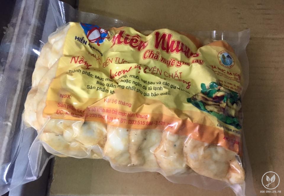 Hút chả mực