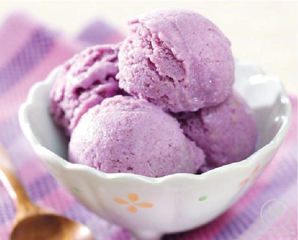 2 cach lam kem khoai lang la mieng don gian tai nha