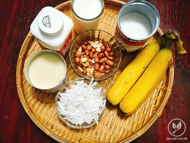 cach lam kem chuoi 1