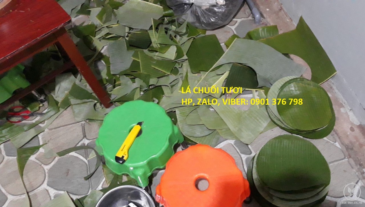 Gia công lá chuối tươi